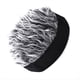 thumbnail image 5 of Sombreros Sin Ala para Adultos Gorra de BéIsbol Gorro Deportivo Peludo para Mujer Gorro de Peluca Tejido con Pelucas Hombre Hip Hop Diadema Negro + Gris, 5 of 5