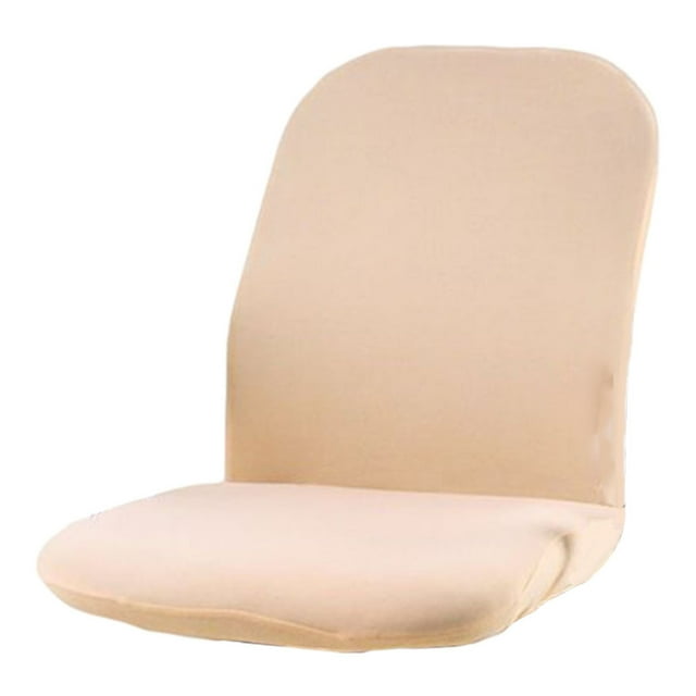 Funda de silla de poliéster extraíble de alta elasticidad, tipo dividido, protector de asiento de silla Beige