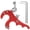 Red, variant on BIMZUC Professional Archery Release Aids, Metal 4 Fingers Grip Thumb Caliper Trigger for Compound Bow Hunting and Target Shooting (Black, 3.9 inches / 10 cm)