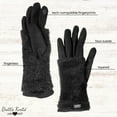 thumbnail image 3 of Britt's Knits Bristol 2-in-1 Faux Suede Fingerless Gloves, Tan (Women's), 3 of 9