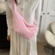 thumbnail image 5 of Bolso de felpa informal para mujer, bolso de hombro esponjoso de estilo coreano (rosa), 5 of 8
