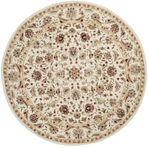 SAFAVIEH Chelsea Raeburn Oriental Area Rug, Ivory, 8' x 8' Round