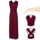 thumbnail image 5 of Vestido de noche largo sexy sin espalda con múltiples posiciones y vendaje para mujer, 5 of 7