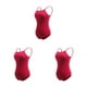 thumbnail image 4 of Jumpingount Traje de baile Leotardo de ballet Traje de baile Mano de obra Elástico Forma del cuerpo Resiliencia Exquisita Entrepierna cerrada Vino Type1 NO1, 4 of 6