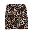 thumbnail image 3 of Licupiee Women Sexy Fashion Leopard Skirts Slim Mini Skirts Bodycon Casual Pencil Short Party Mini Skirts, 3 of 5
