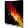 thumbnail image 2 of Yellow Red 3d Abstract Waves - Contemporary Abstract Wall Art, 2 of 3