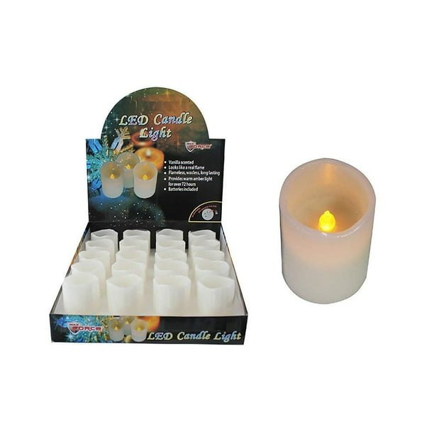 Diamond Visions 081131 Flameless LED Votive Candle Vanilla Scent