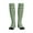 2 Black-2, variant on Light Green Squares Compression Socks for Women and Men 20-30mmHg-Circulation Support Socks Knee High Nurse Pregnant Running Medical and Travel Athletic