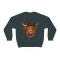 thumbnail image 2 of Highland Cow Hoodie, Cow Farm Sweatshirt , Farm Sweater, Animal Lover Sweatshirt, Leopard Boho Cow, Trendy, Unisex sweatshirt, 2 of 9