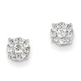 thumbnail image 1 of 14K White Gold Diamond Post Earrings XE2132AA, 1 of 1