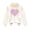 White, variant on Toddler Girls Summer Casual Tops Long Sleeve T Shirts High Collar 3D Heart Print Unisex Pullover Sweatshirt Size 18-24 Months ,Black