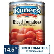 Kuner's Diced Tomatoes in Tomato Juice 14.5 oz. Can