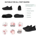 thumbnail image 5 of Shoes for Elderly to Prevent Falls, Diabetic Shoes for Men and Women Extra Wide Width Adjustable Sneakers, Non Slip Soft Sole Orthopedic Walking Shoes for Elderly Swollen Feet Zapatos para Diabticos, 5 of 7