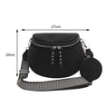 thumbnail image 2 of POINTERTECK Rhinestone PU Chest Bag Fashion Lady Crossbody Bag with Small Purse (Green), 2 of 9