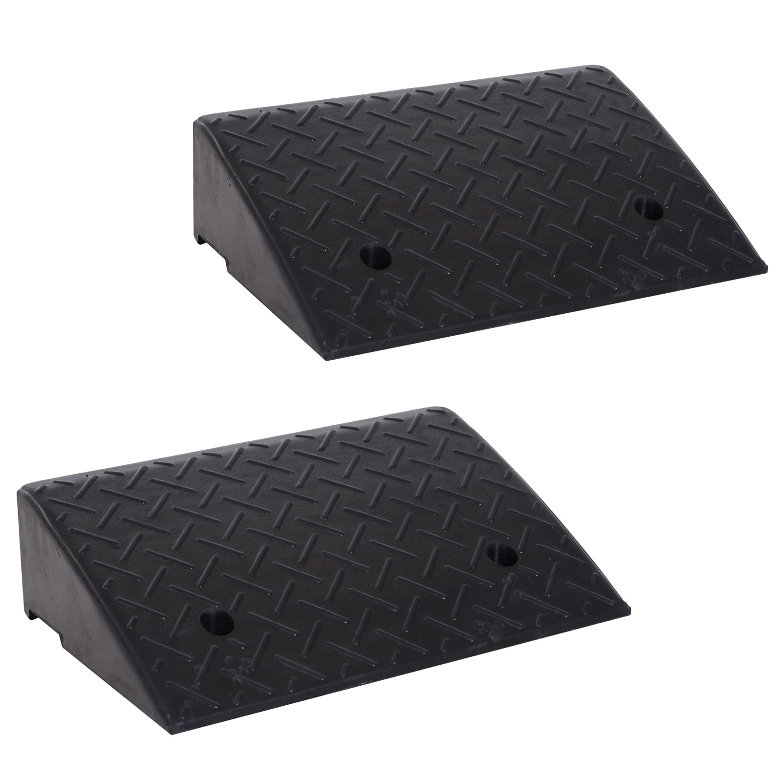 Rubber Threshold Ramp Curb Ramp 2 Pack 19''x12.7''x5.3" BE HIGHLY PRAISED 