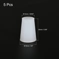 thumbnail image 2 of Unique Bargains 35/64' to 3/4' Solid Silicone Rubber Tapered Plug for Powder Coating, Painting 5 Pack, 2 of 5