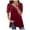Red, variant on Plus Size Summer Clothes for Women Fashion Round Neck Short Sleeved Printed T Shirt Top Fitted Long Sleeve Shirt Long Sleeve Women Tees Athletic Shirts Tight Fit 2x Dressy Shirts Pink 2XL