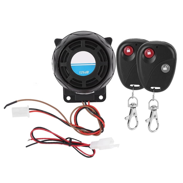 Sistema de seguridad antirrobo con bocina de alarma teledirigida para motocicleta 105-125dB Jadeshay A