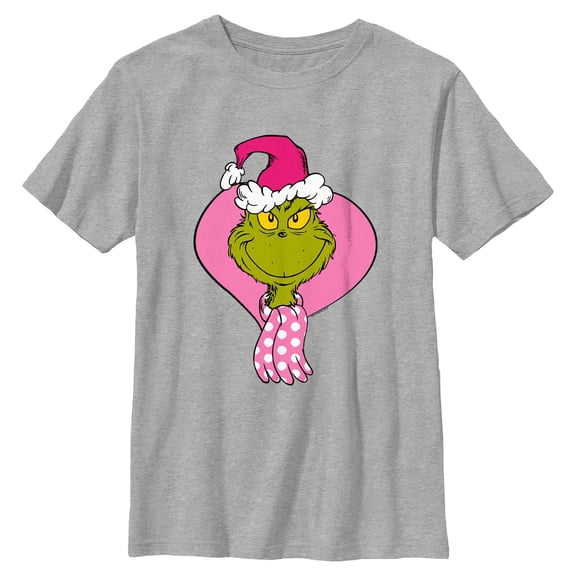 Boys The Grinch Pink Christmas Mean One T Shirt