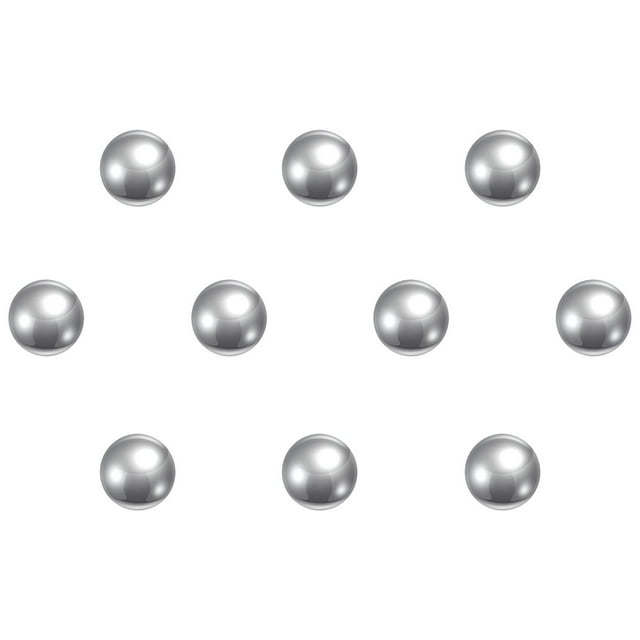 Unique Bargains 5/32' Chrome Steel Bearing Balls G3 Precision 10 Pack