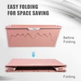 thumbnail image 4 of Trendix Foldable Bathtub with Thermal Lid, Collapsible Soaking Bath Tub, 55 inch Portable Bathtub for Kids Adult Freestanding Surround Folding Bathtub with Drain Pipe (Pink), 4 of 11
