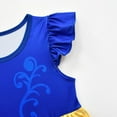 thumbnail image 4 of Girls Snow Princess Cosplay Dress Female Cartoon Halloween Costume Fit for 2-8T Little Girls, 4 of 7