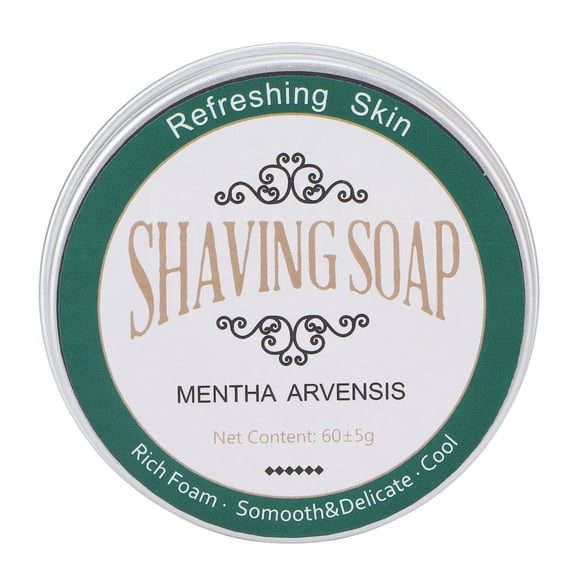 Shave Soap, Long Lasting Soothing Moisturizing Multipurpose Shaving Soap Softening Beard for Men for All Skin Types