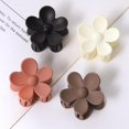 thumbnail image 1 of Matte Flower Hair Claw Clips - Set of 4, Large Clips for Thick Hair, Cute and Non-Slip, 1 of 5