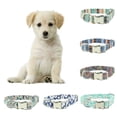 thumbnail image 2 of Koszal Collier Ajustable pour Chien Chiot avec Nom et Sangle de Cou Douce et Respirante à Motif Floral, 2 of 8