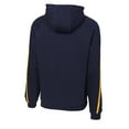 thumbnail image 6 of Sport-Tek Sleeve Stripe Pullover Hooded Sweatshirt-S (True Navy/ Gold), 6 of 6