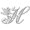 White, variant on 14K White Gold Finish Round Cut White Diamond 925 Sterling Silver Diamond Cute Elf Angele With H Initial Letter Pendant Necklace for Women