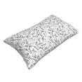 thumbnail image 3 of Vsdgher Black White Music Print Pillow Cases -Iconic Collection Pillowcases -Extra Soft, Not easy to deform,not pilling Export quality, 3 of 8