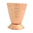 thumbnail image 2 of Vaso medidor de acero inoxidable, medidor de 2,5 oz, herramienta de barra para cócteles. naranja, 2 of 9
