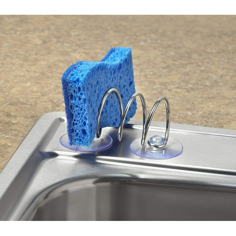 Spectrum Spiral Suction Sink Organizer Chrome