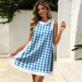 thumbnail image 3 of Stralyhd Two Piece Womens Lounge Set Summer Loose Set Dressy Casual Shorts Outfits Travel Vacation Matching Set with Pockets Blue S, 3 of 5