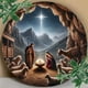 thumbnail image 4 of ¡Rebaja Imbatible!, Disco acrílico con estrella para la decoración de la cocina del hogar natal para Acción de Gracias y Navidad Akmoler, 4 of 9