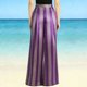 thumbnail image 4 of Traje Elástico Impreso de las Mujeres sin Mangas Desgaste de Vacaciones Ligero Tela de Satén Suave, 4 of 8