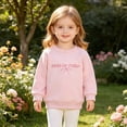 thumbnail image 5 of Xyant Cousin Crew Matching Outfit Kids Newborn Baby Girl Bubble Romper Long Sleeve Toddler Girl Sweatshirt Fall Winter Clothes (Pink,12-18 Months), 5 of 8