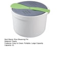 thumbnail image 3 of YAOMOBB Rice Maker Portable Rice Steaming Pot Food Contact Grade Microwave Cooker for Office, 3 of 6