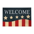 thumbnail image 2 of Fwttom Independence Day The Us Floor Mat Patriotic Flag Patterns Foot Mat Patio Decorative Garden Flag Rugs, 2 of 6
