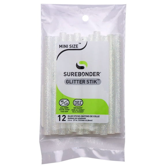 Opal Glitter Hot Glue Sticks Mini Size