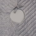 thumbnail image 4 of HGTV Home Collection by National Tree Company Christmas Tree Skirt, Silver Gray, Velvet, Quilted, Split Seam, String Ties. 60 Inch, 4 of 5
