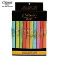 thumbnail image 4 of Caruso Italy Women's Embroidered 100% Pure Cotton Handkerchief Lightcolor Pack of 10, 4 of 5