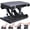 Gray Plus, variant on Foot Rest for Under Desk at Work Enlarged, Ergonomic Footrest with Adjustable Height and Angle, Foldable Foot Stool with Removable Pad Massage Beads for Office Gaming Chair Black