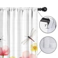 thumbnail image 4 of Blackout Kids Curtains,Flowers Butterfly Dragonfly Childrens Insulated Curtains Set Of 2,Bedroom Essentials,Toddler Room Decor 42x63in(106x160cm), 4 of 4
