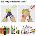 thumbnail image 5 of Manual Can Opener 8 in 1 Multifunction Smooth Edge Can Opener Bottle Opener New Kitchen Utensil Accessory (Turquoise), 5 of 5