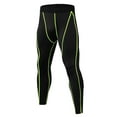 thumbnail image 4 of UTTOASFAY Men Pants Men'S Elastic Fitness Long Sleeve Fast Drying Tops Long Pants Sports Tight Suit, 4 of 7