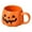 Orange1, variant on Halloween Pumpkin Mug 12oz - Cute Ceramic Coffee Cup with Smiling Lantern Face - Fun Trick or Treat Themed Drinkware for Hot Chocolate, Tea & Coffee - Gift for Adults & Kids