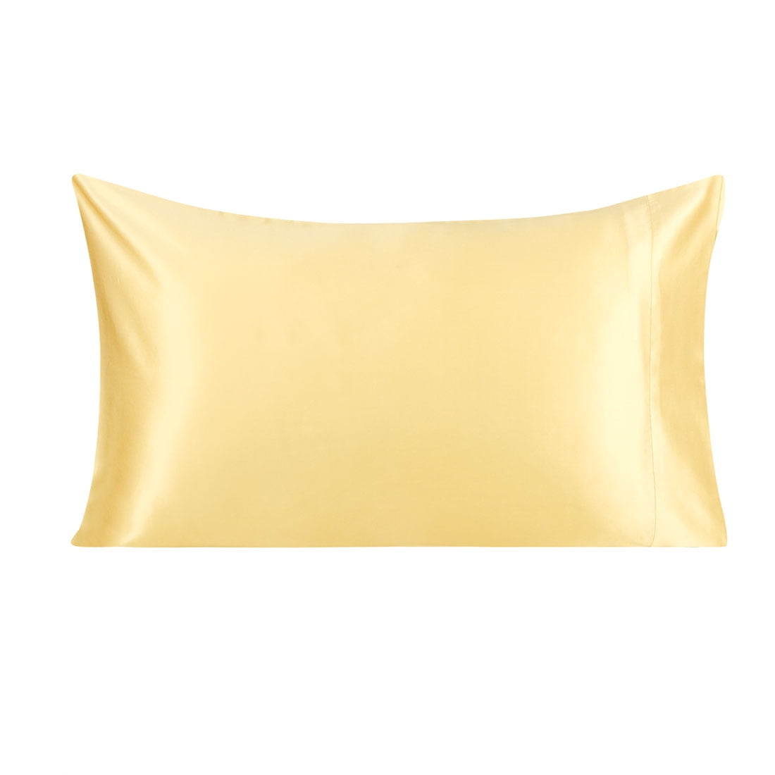 Unique Bargains Silk Pillowcase for Hair 1Pcs Champagne Color Queen