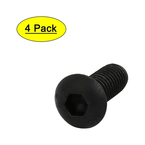 4pcs M6x16mm 10.9 Grade Left Hand Thread Bolt Lock Screw for Drill Chuck